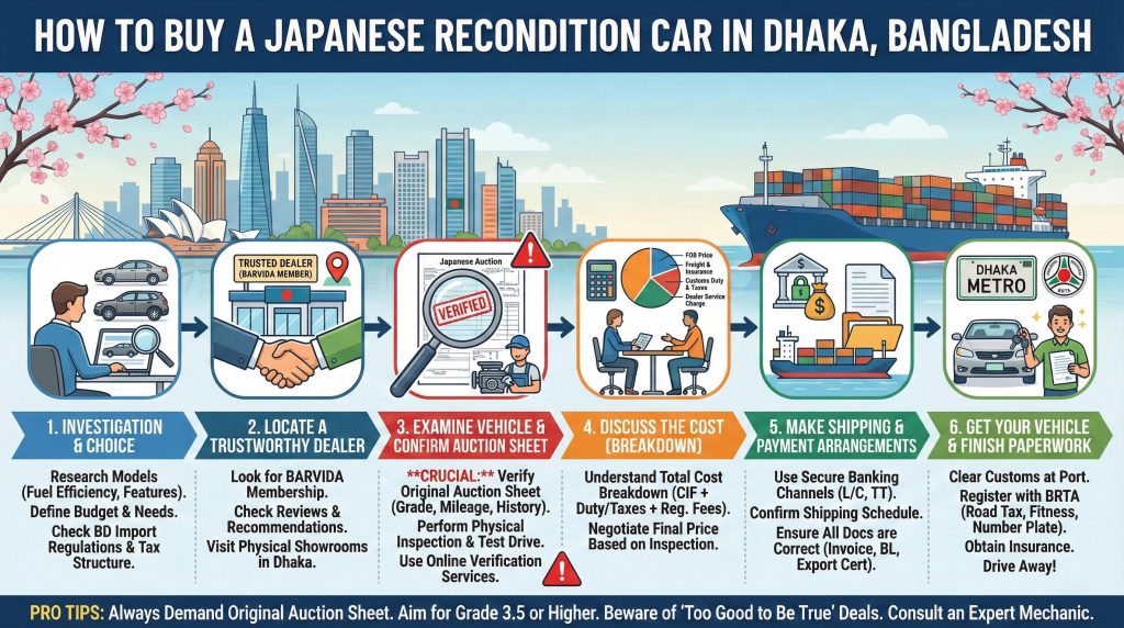 Japanese Recondition Car in Dhaka Bangladesh